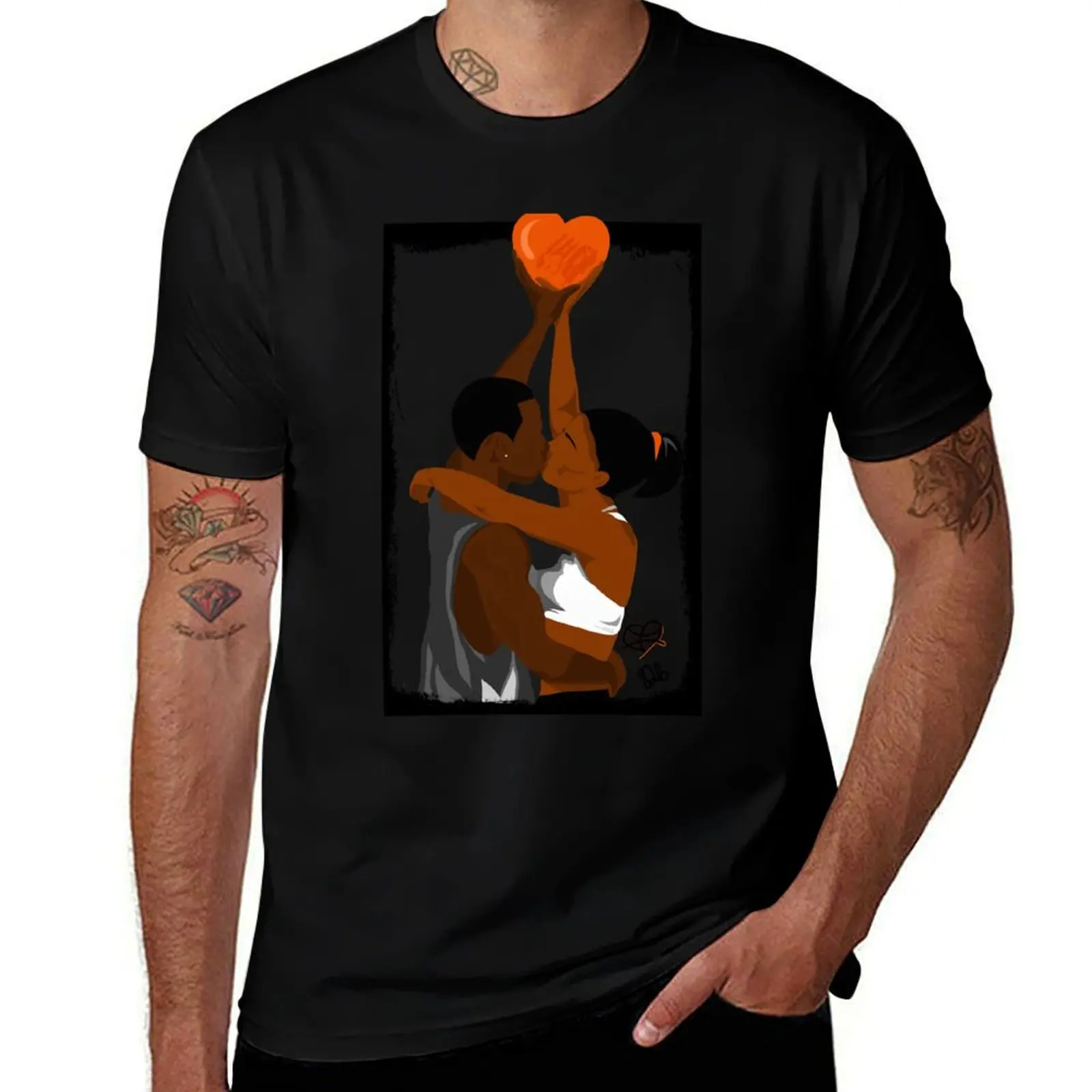 

Play For Your Heart T-Shirt Big and Tall Loose Fit T-Shirt