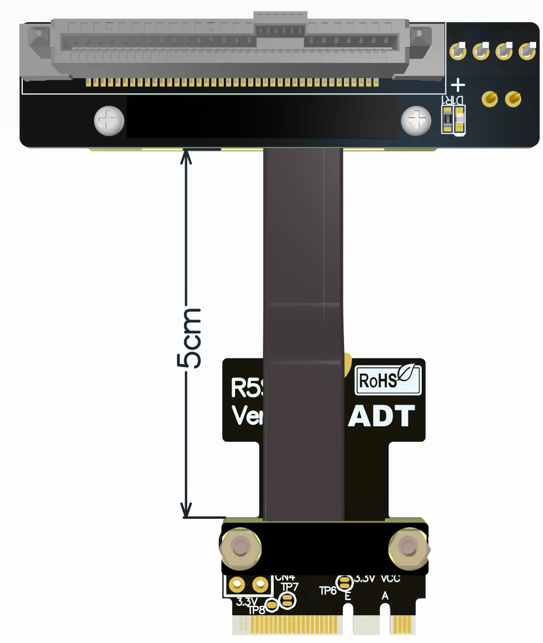 Chiave U.2 da U2 a M2 a.e. SFF-8639 Wifi pcie cavo dati esteso intel