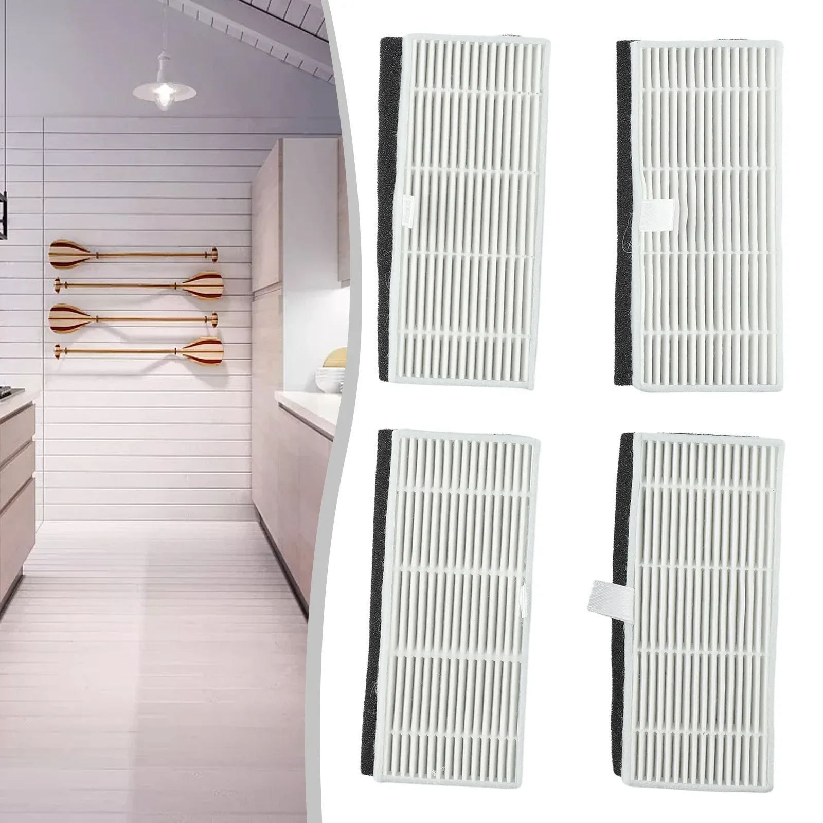 4pcs Vacuum Cleaner Filters Replacement For Kyvol R9 Robotic Vacuum Cleaner Replace Spare Parts Replacement Parts