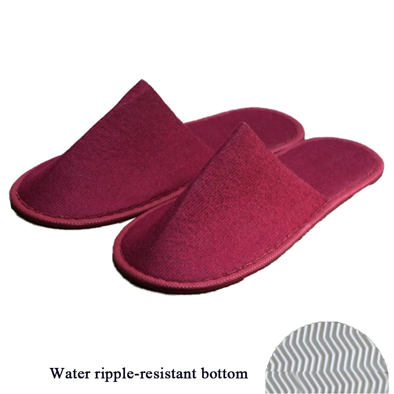 Women Indoor Slippers Anti-Slip Sole Home Slipper Hotel Floor Flat shoes Couple House Slippers Soft Silent Slides for Bedroom