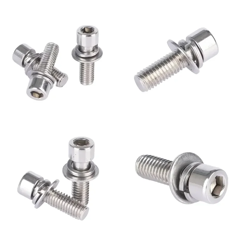 A2-70 Stainless Steel Hexagon Screws Pre-installed Hex Bolts for Industrial Machinery