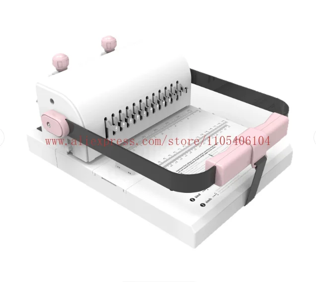 2:1 coil press iron ring binding machine double coil binding machine full drawing knife 12 holes