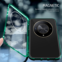 360° Magnetic Double-Sided Protective Glass Case For Honor Magic6 Lite Magic 6 Magic6Lite X9b HonorX9b 5G Flip Full Cover Coque