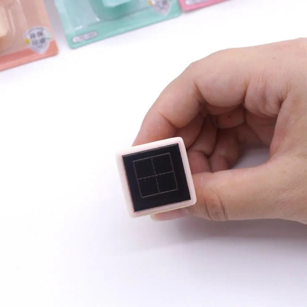 Stationery Elementary Language Exercise Pinyin Checkered Seal Stamp Chinese Character Stroke Seal Stamp Chinese Training Tool