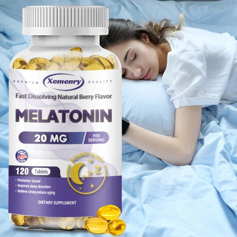 Melatonin Capsules - Improve Sleep Quality, 30 Count - Image 2