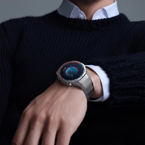 Imagen 2 del producto Correa de aleación de titanio de lujo sin huecos para Huawei Watch GT 5 Pro pulsera de Metal para Huawei Watch GT5 Pro Correa de negocios