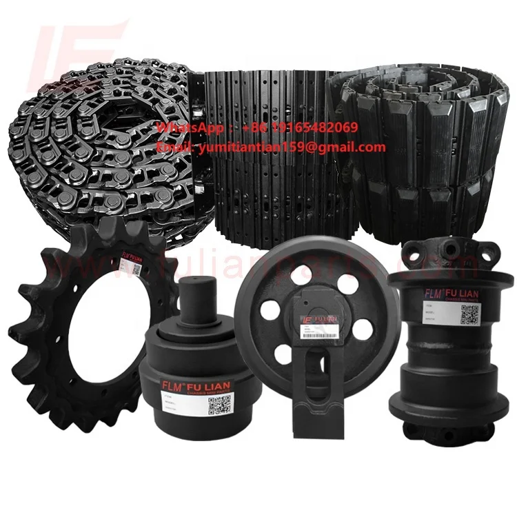 Mini Excavator Undercarriage Parts Track Link Track Chain With Shoe RX301 Steel Track Assy Fits for Ku Bota