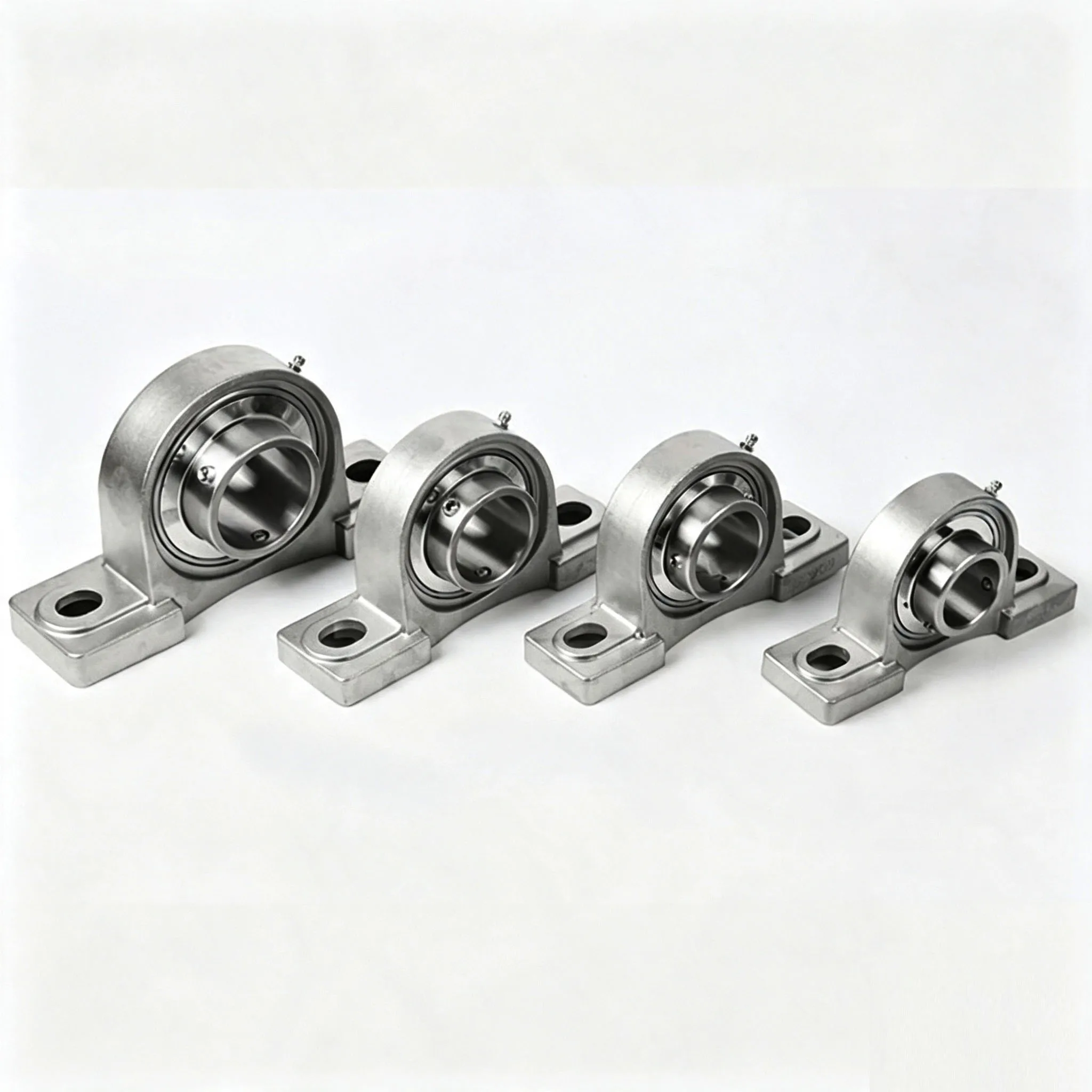 Stainless Steel Pillow Block Bearing SUCP201-216 ID 12-80mm Light/Standard/Heavy/304/Full 304 Versions