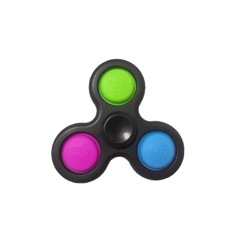 New Fidget Spinner Simple Dimple Novelty Finger Spinner Toys Fidget Flip Sensory Office Desk Toys Stress Release