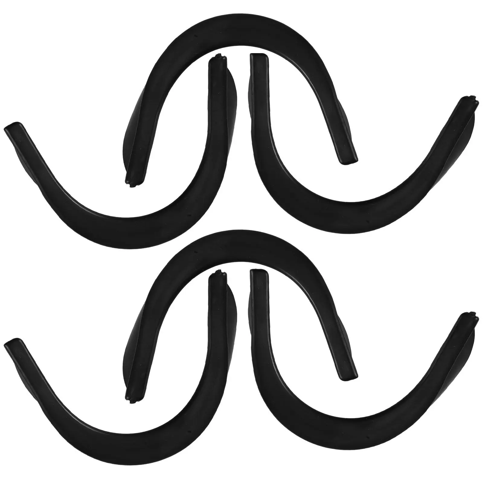 

6Pcs Billiard Hole Liners Black Rubber Pool Table Pocket Liners Corner Pocket Replacement for American Billiard