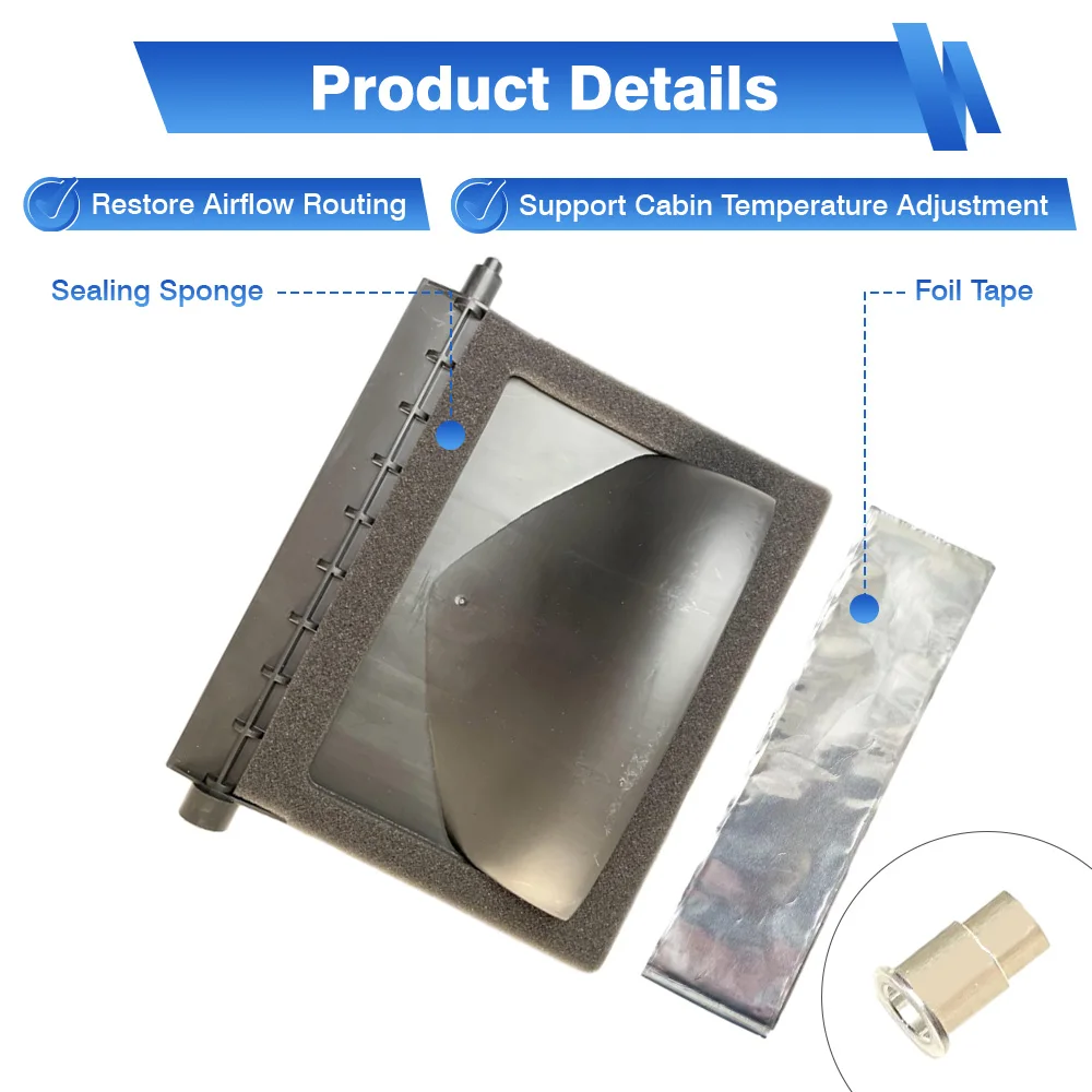 

Ремкомплект заслонки смешивания воздуха HVAC с фольгированной лентой для Ford Windstar 1999-2003, леворульный, 902222 F58Z18B535A