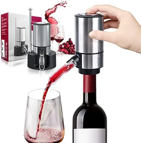 

Rocyis Electric Wine Aerator & Dispenser with Smart Decanter & Storage Base