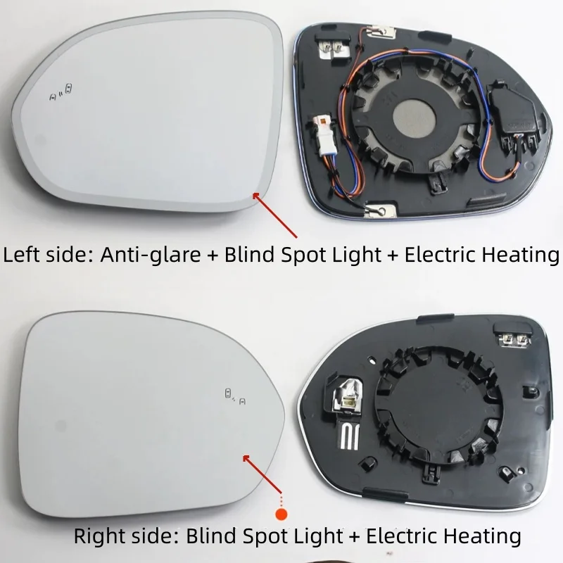 

For Li Xiang L7 L8 L9 2022-2025 Heating blind spot mirror Electronic Anti-glare mirror glass lens blind spot