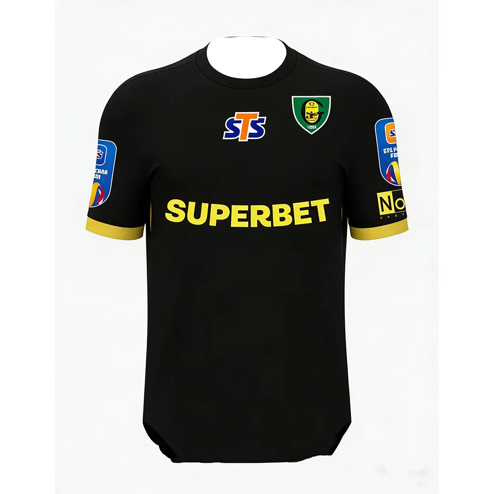 2026 GKS Katowice Team-Uniform Polnische Liga Fan-Edition Kurzärmliges Atmungsaktives Schnelltrocknendes Sport-T-Shirt