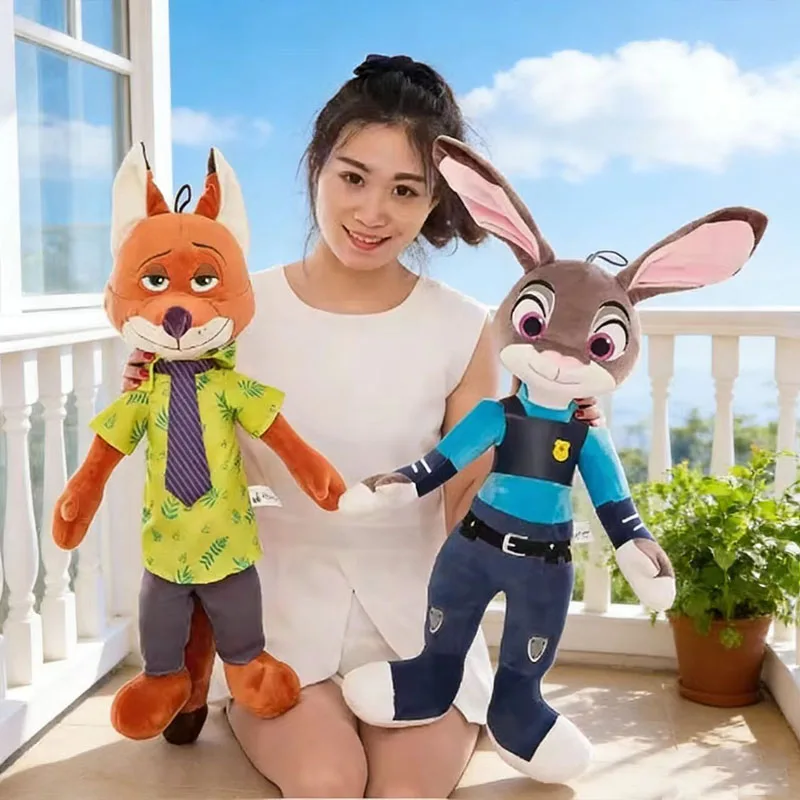 ใหม่การ์ตูนดิสนีย์สัตว์กระต่ายจูดี้, ฟ็อกซ์ มิสเตอร์ นิคตุ๊กตาของเล่นตกแต่งห้องนอนเด็กของขวัญวันเกิดคริสต์มาสที่ดีที่สุด