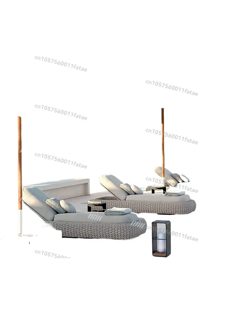 

Outdoor Bed Villa Swimming Pool Sunbed Waterproof Bed Bed and Breakfast Outdoor Open-air Seaside Beach