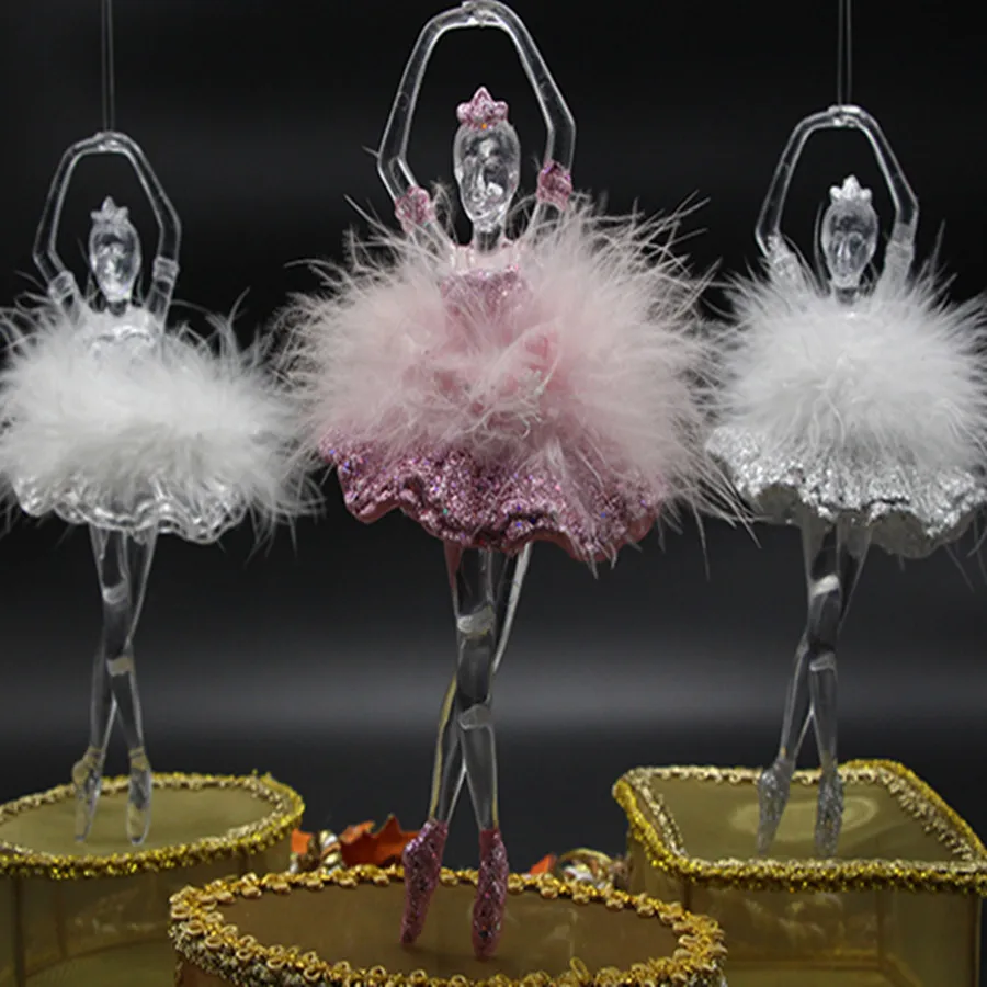 Christmas Decorations Fashion Exquisite Ins Ballet-dancing Girl Princess Pendant Creative Home Desktop Ornaments Decoration Prop