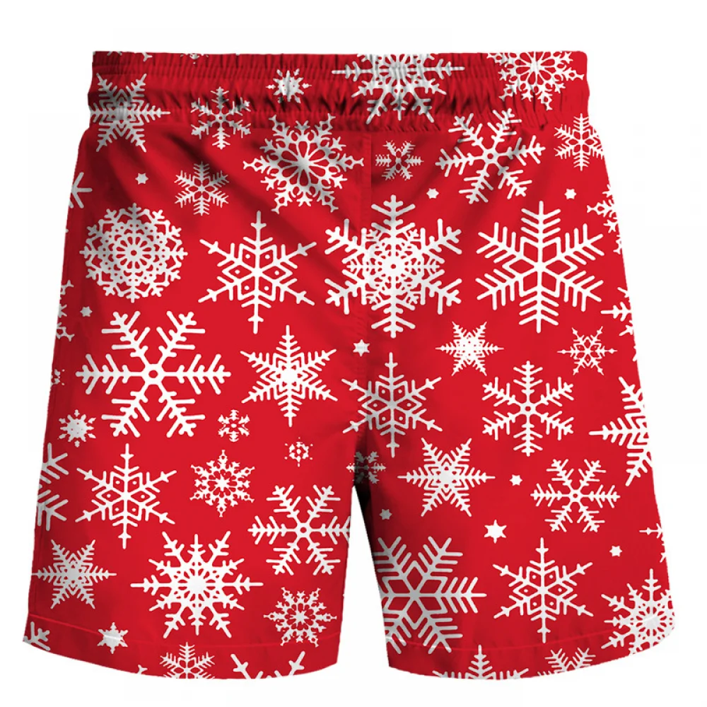 Kerst Heren Strandbroek Snel Droog Zwembroek Met Mesh Voering Zomer Heren Board Short Badpakken Slips Gym Broek