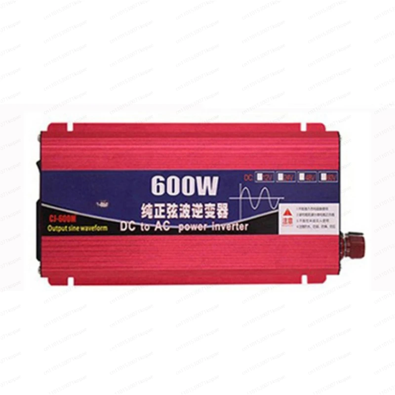 

12/24V600W Pure Sine Wave Inverter High Power Electric Vehicle Car Stall Camping Power Converter