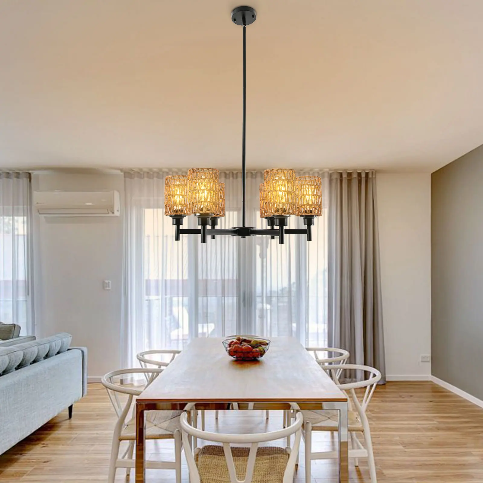 Ceiling Lighting Dining Table Ceiling Light Pendant Lights15-40㎡ Illumination Area for Living Room/Dining Room/Study Room