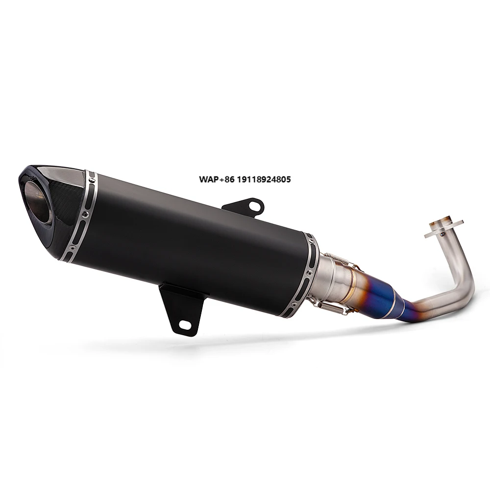 

Forza300 2021-2022 Full System Motorcycle Exhaust Manifold Blue Connect Muffler with DB Killer 65MM New Condition