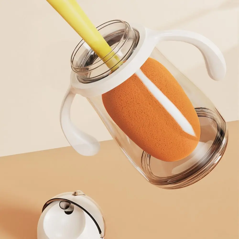 Set Sikat Botol Bayi Kepala Lembut Rotasi 360 Derajat Air Sikat Pembersih Botol 3 In 1 Set Sikat Botol Alat Pembersih Cangkir