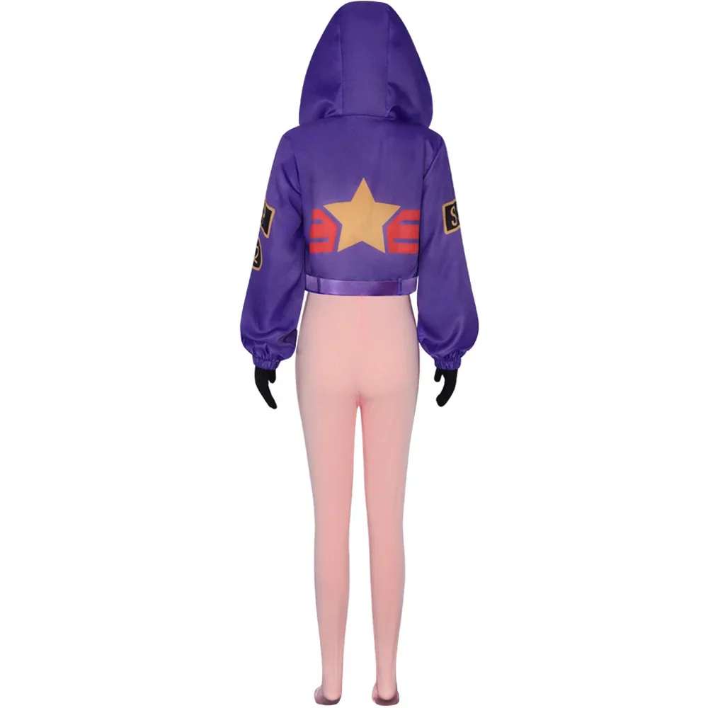 アニメ-女性のためのパンクコスプレコスチューム,セクシーなジャンプスーツ,ベガパンク,ナウティカルコート,全身,ハロウィーンの衣装,大人