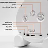Tuya Wifi 目覚まし時計カメラ HD 1080P ナイトビジョンモーション検出ポータブルホームセキュリティ監視 Wifi 時計 IP カメラ 5