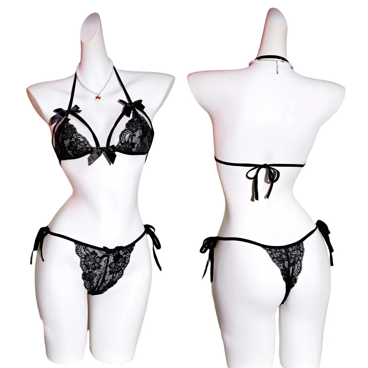 

2 предмета, женские сексуальные прозрачные кружевные комплекты нижнего белья для взрослых, нижнее белье, романтический порно, бюстгальтер с бантом, трусики, куклы, эротический костюм, 18 женский