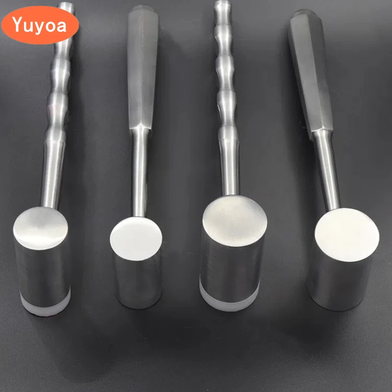 

1pc 18cm Orthopedic Surgical Bone Hammer Stainless Steel Bone Mallet Dental Surgical Mallet Tools