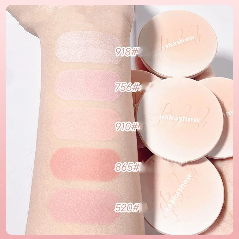 5 Farben Gesicht Rouge Wange Tönung Rose matt erröten Make-up Liebes palette lang anhaltende natürliche allmähliche Änderung Puder Rouge Kosmetik