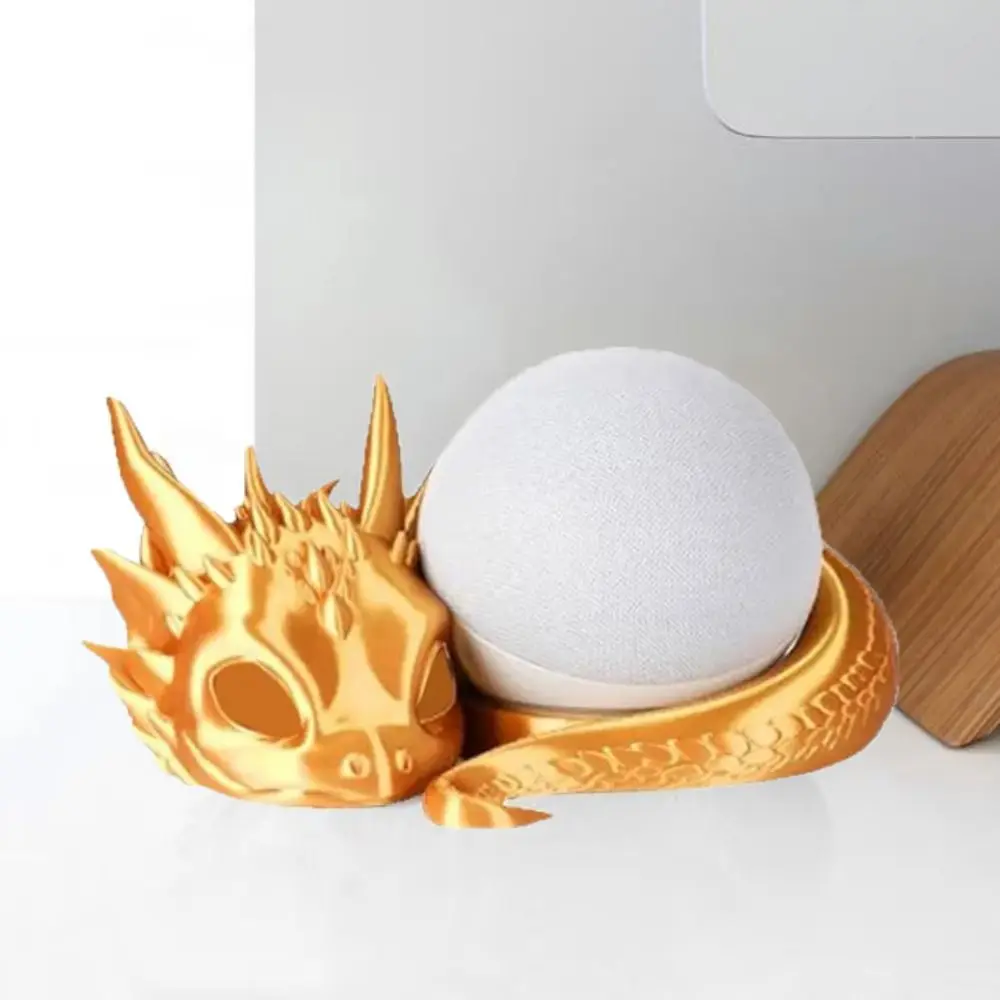 

Dragon Shaped Speaker Holder Multifunction Exquisite Design Speaker Bracket Frame Storage Innovative 3D Printed Stand