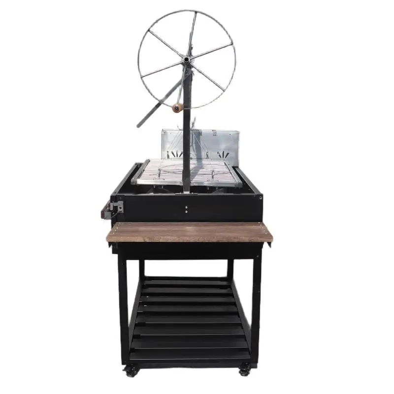 Freestanding Charcoal Spit Roaster Barbecue  Grill
