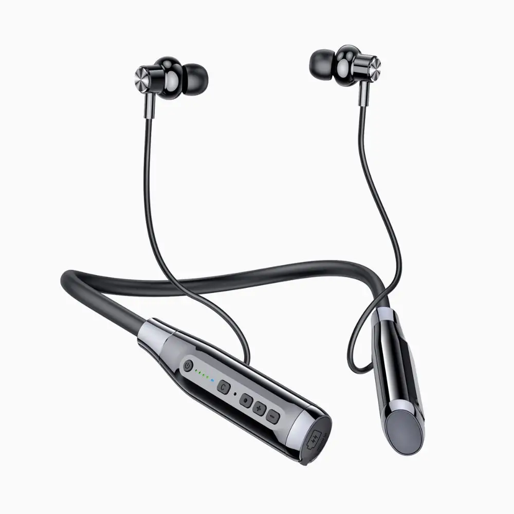 100 Hours Endurance Wireless Headphones Bass Long Standby Bluetooth Earphone Bilateral Stereo Neck Hanging Design