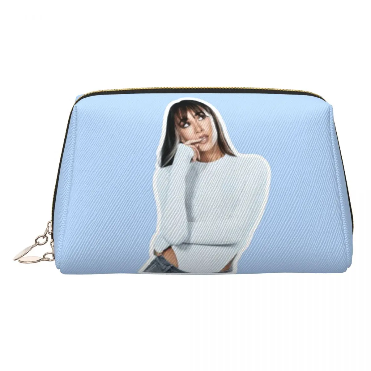 

Aitana Ocana Singer Women Cosmetic Bag Travel Makeup Organizer Pouch Toiletry Storage Dopp Kit Case