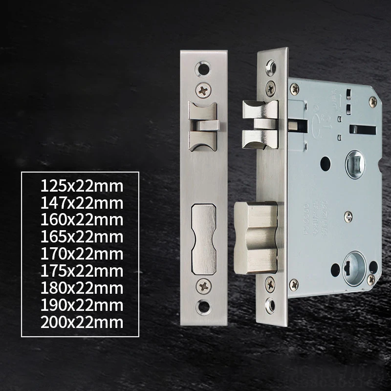 

EGFirtor Metal Stainless Steel Electronic Lock Body 5050 Mortise For Tuya Face Recognition Fingerprint Smart Door Lock