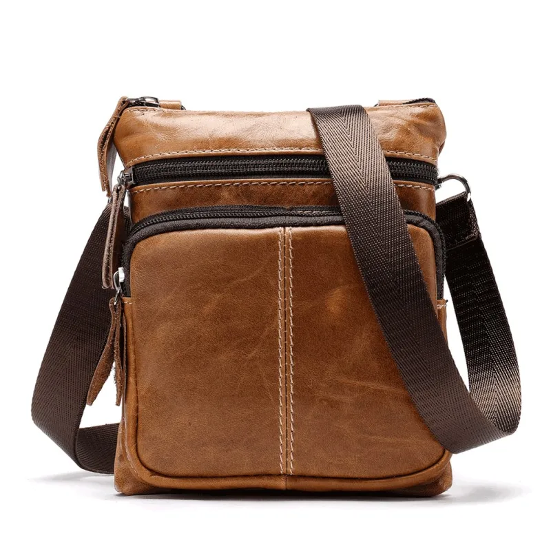 Men's Shoulder Bags Vintage Crossbody Bag Men Messenger Bags Handbags Large Capacity PU Leather Bag for Men Tote Bag Cross bag