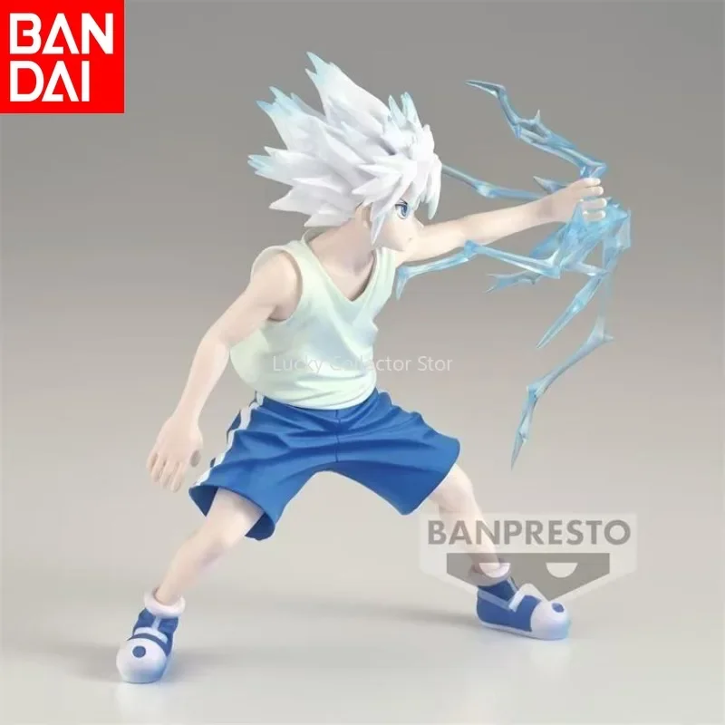 Japan's Bandai Full-time Hunter Killua Zoldyk Figure Kurapika Anime Character Model Collection Desktop Decoration Toy Gifts