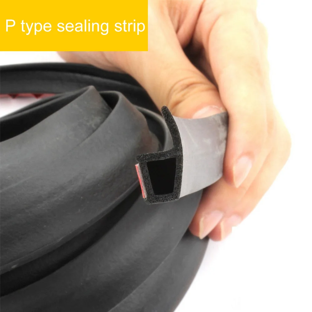 5 M P-Type Car Styling Door Stop Sticker Car Windshield Seal