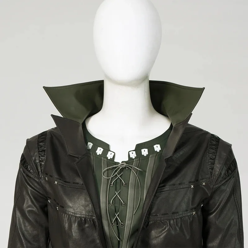 qq34Disguise FF16 CIDOLFUS TELAMON Косплей Костюм Фэнтези 16, костюмы Cid и аксессуары, наряд индивидуального размера