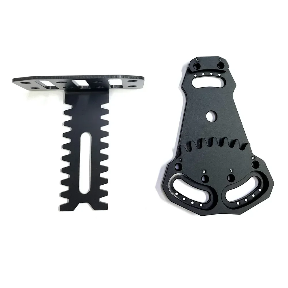 Tactical Extension Adapter , Adjustable Negative Cant Plate Right-Angled for QLS System Extension Magazine Metal Accessory