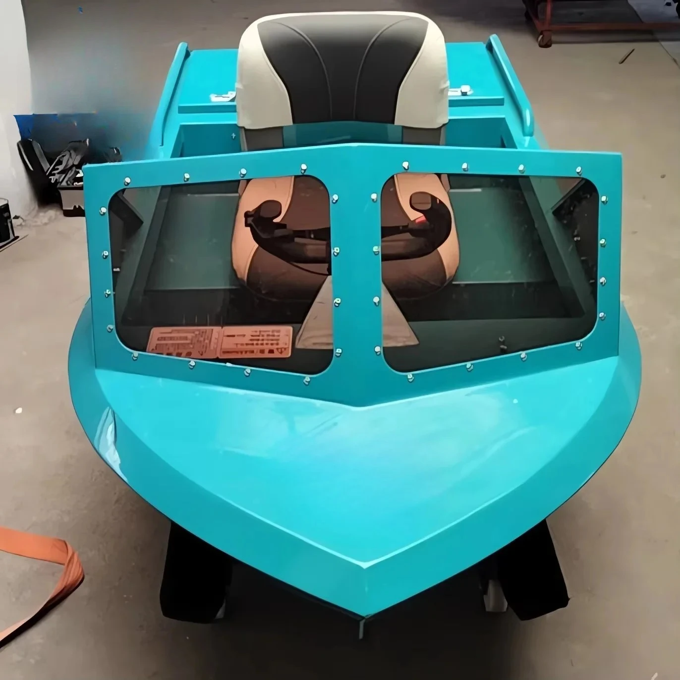 Customization Aluminum Metal Fabrication Car Boat with Motor Engine Electric Mini Jet Boat Water Jet Drive Go Kart