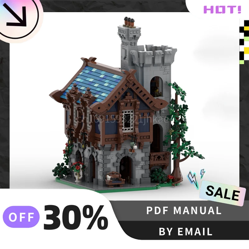 

[5637PCS] Customized MOC Pottery Shop Creative Building Blocks Set STEM Educational Toys Construction Model Kit Birthday Gifts