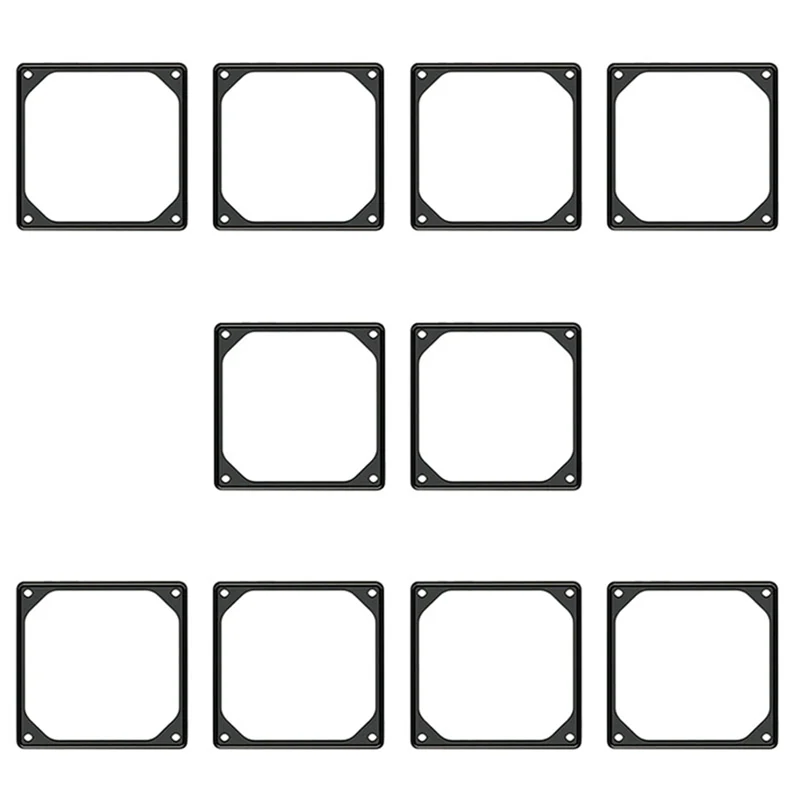 

M05K 10Pcs 120Mm Anti-Vibration Silicon Fan Gasket Noise Reducing Silencer Gasket Pad for PC Computer Case Fan