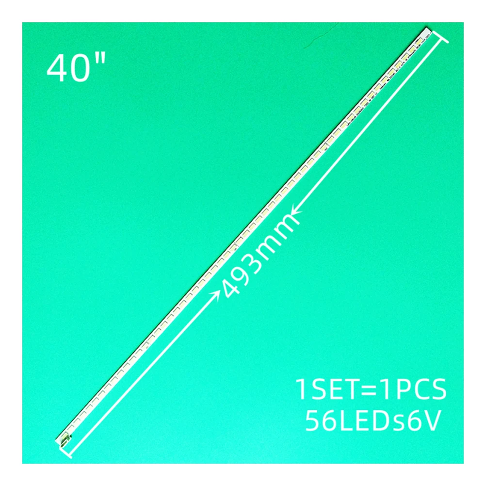 

493mm LED Backlight Lamp strip For STS400A64 LJ64-03514A 2012SGS40 7030L 56 REV 1.0 High LJ64-03501A STS400A75 40-LEFT 40RL953