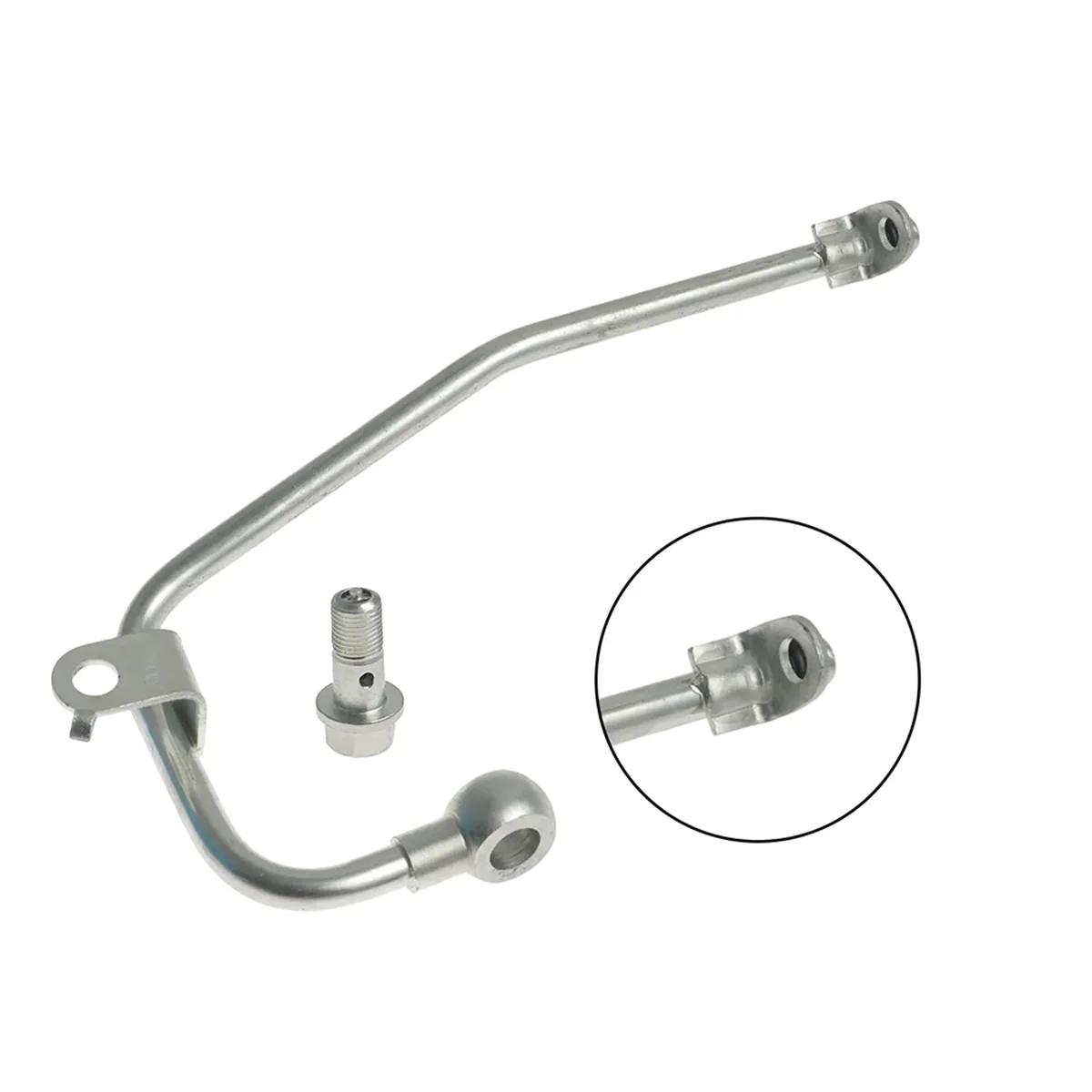 #78L Automotive Parts & Accessories,Turbo Oil Feed Supply Delivery Line 2710900477 for Mercedes-Benz,Silver