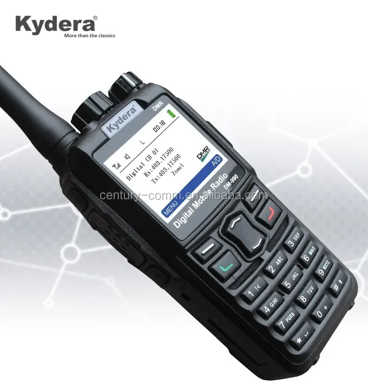 

Kydera Digital DMR Radio Vhf Audio System DM-990 Walkie Talkie With Gps