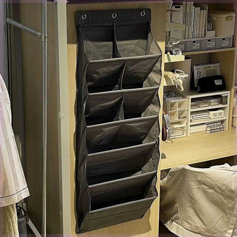 

Тканевая настенная сумка-органайзер, многослойная подвесная сумка для хранения на дверь, для игрушек, мелочей, для общежития и т.д.