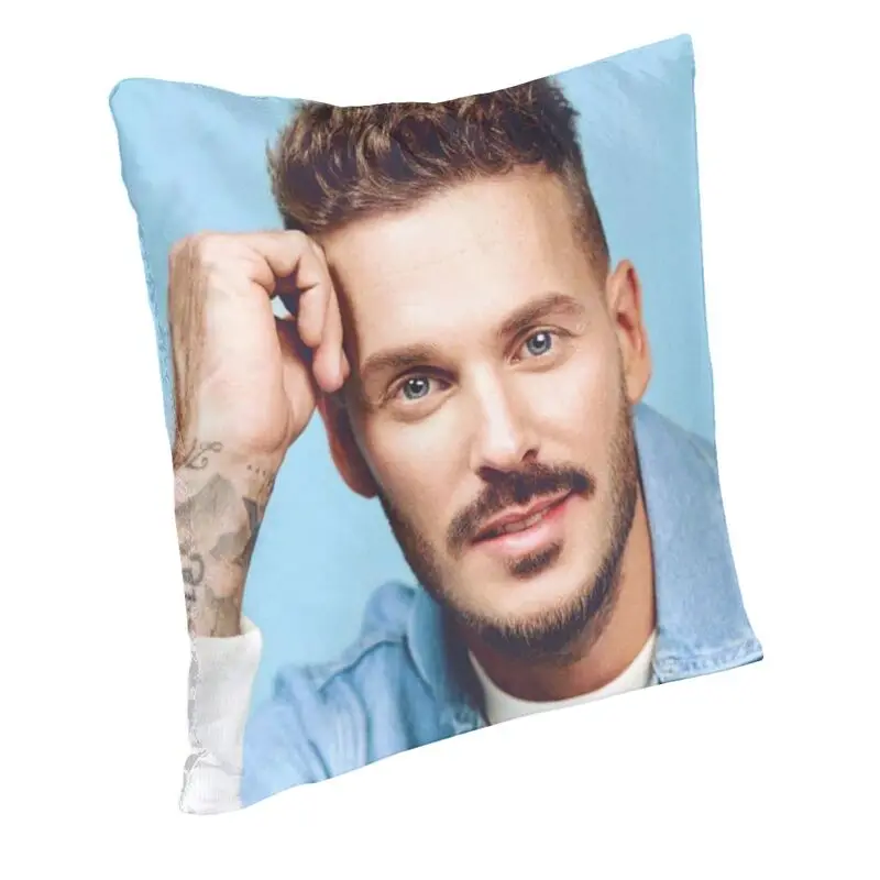 Fashion Idol Matt Pokora Throw Pillow Cover Home Decorative Custom Square Actor Cushion Cover 45x45 Pillowcover for Living Room