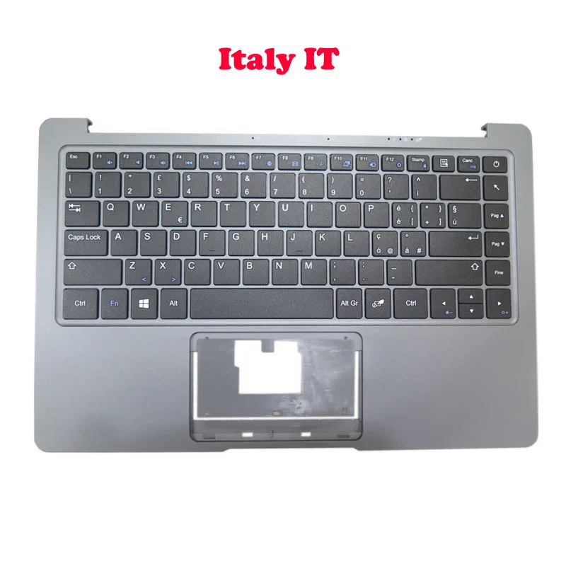 Laptop Replacement PalmRest& GR Keyboard For Jumper For EZbook X3 JPA10 English US Belgium BE Italy IT German GR Swiss SW Silver